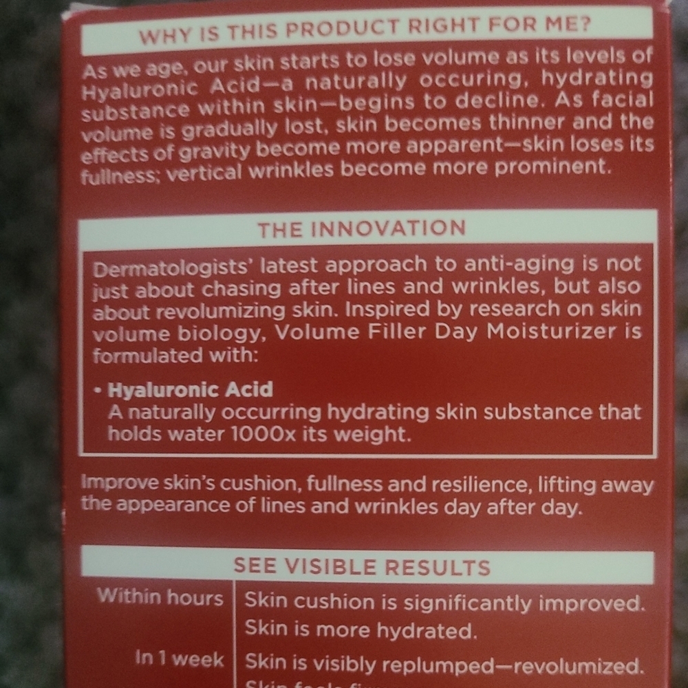 Loreal revitalift volumefiller revolumizing day cream moisturizer 1.7 oz - Picture 4 of 4
